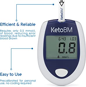 Medición de cetonas en sangre en tu casa cetómetro KetoBM