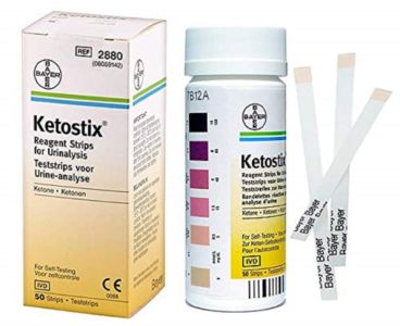 Ketostix tiras para medir cetonas en orina en casa