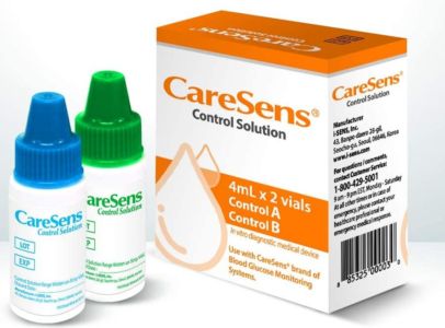 Control para glucómetro careSens