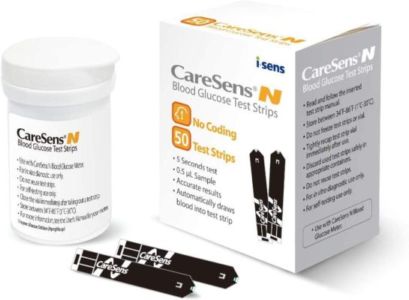 Tiras reactivas para glucómetro careSens